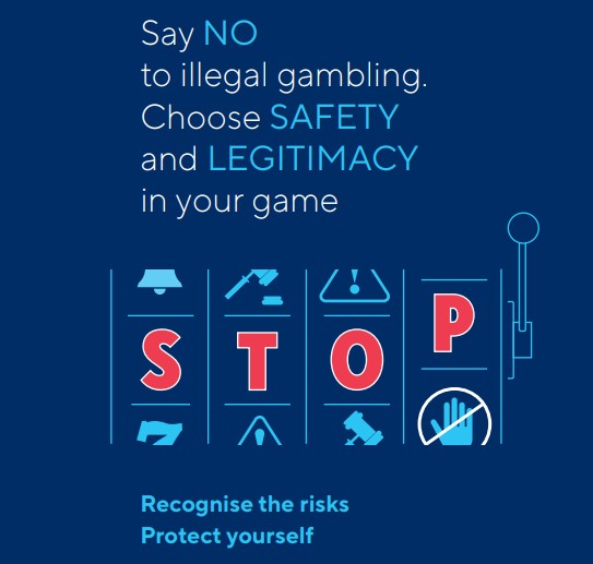 SAY NO TO ILLEGAL GAMBLING